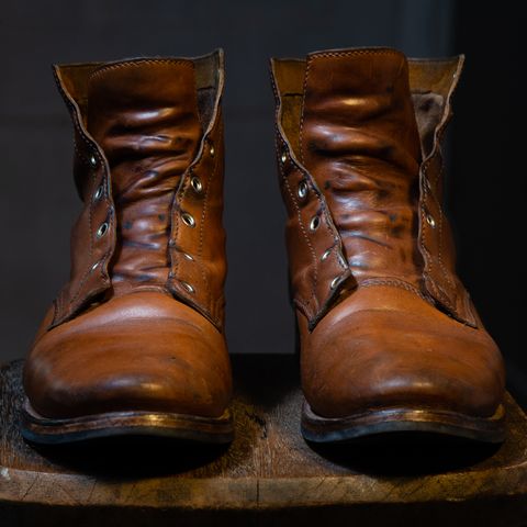 Oldspeed Service Boot 6” in Horween Tan Latigo