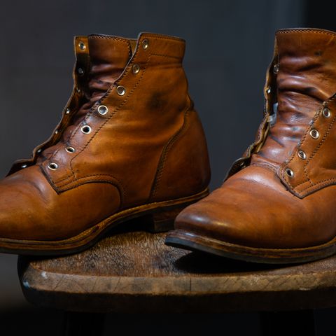 Oldspeed Service Boot 6” in Horween Tan Latigo