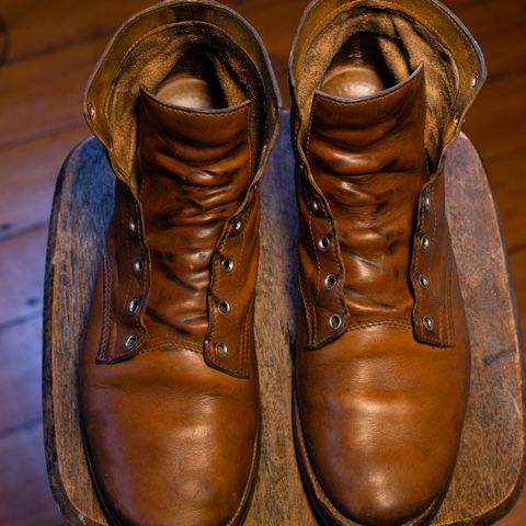 Oldspeed Service Boot 6” in Horween Tan Latigo