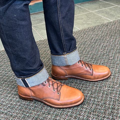 Oldspeed Service Boot 6” in Horween Tan Latigo