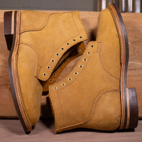 Oldspeed Service Boot 6” in Horween Tan Latigo Rough Out