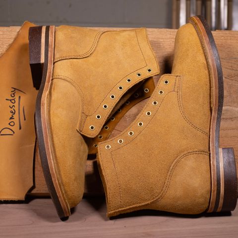 Oldspeed Service Boot 6” in Horween Tan Latigo Rough Out