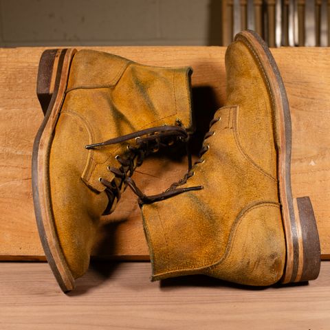 Oldspeed Service Boot 6” in Horween Tan Latigo Rough Out