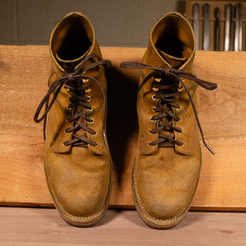 Oldspeed Service Boot 6” in Horween Tan Latigo Rough Out