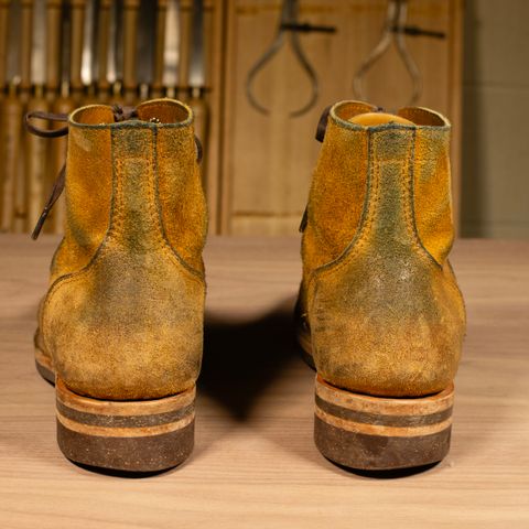Oldspeed Service Boot 6” in Horween Tan Latigo Rough Out