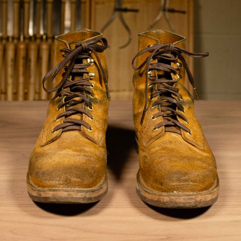 Oldspeed Service Boot 6” in Horween Tan Latigo Rough Out