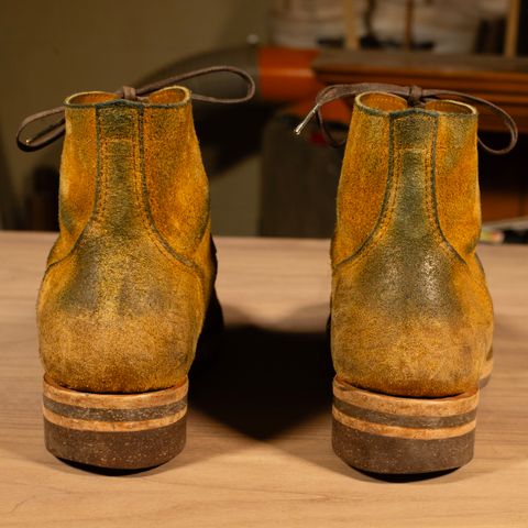 Oldspeed Service Boot 6” in Horween Tan Latigo Rough Out