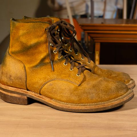 Oldspeed Service Boot 6” in Horween Tan Latigo Rough Out