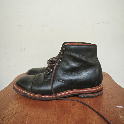 View photo of Grant Stone Cap Toe Boot in C.F. Stead Forest Kudu