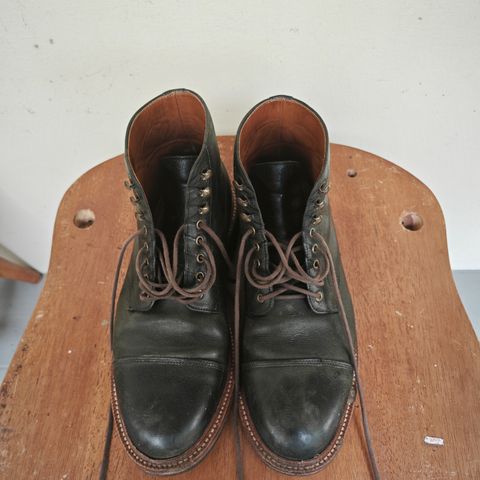 View photo of Grant Stone Cap Toe Boot in C.F. Stead Forest Kudu