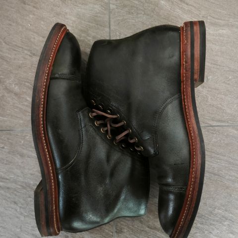 View photo of Grant Stone Cap Toe Boot in C.F. Stead Forest Kudu