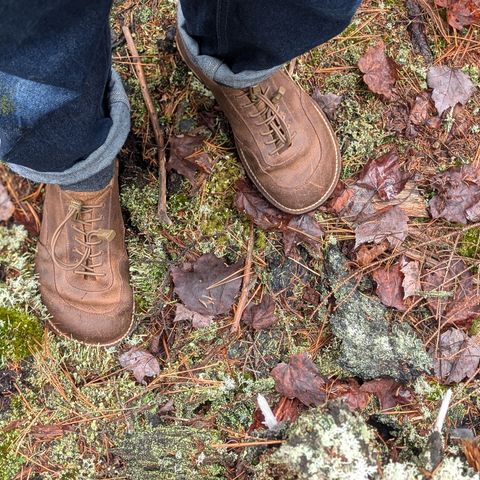 View photo of Turriff Functional Footwear C-01 Anatomical Outdoor Shoe in C.F. Stead Prairie Waxy Commander