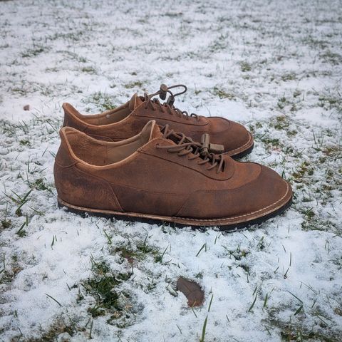 View photo of Turriff Functional Footwear C-01 Anatomical Outdoor Shoe in C.F. Stead Prairie Waxy Commander