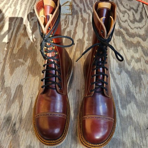 Caswell Caswell x Fortis in Horween Garnet Shell Cordovan