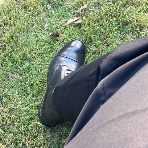 Allen Edmonds First Avenue Cap Toe Boot in Black Calfskin