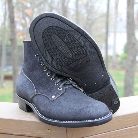 NF Bootmaker Fritz Boot in Horween Navy Chamois Roughout