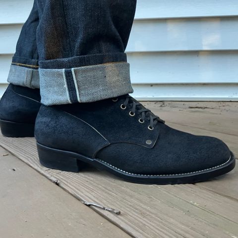 NF Bootmaker Fritz Boot in Horween Navy Chamois Roughout