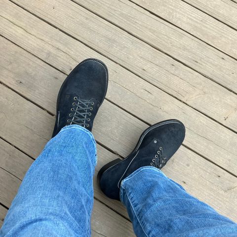 NF Bootmaker Fritz Boot in Horween Navy Chamois Roughout