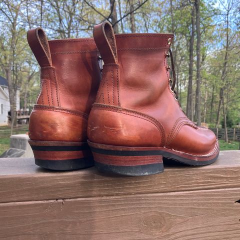 Nicks Moc Toe in Wickett & Craig Natural Double Stuffed