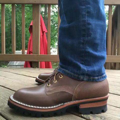Nicks Urban Logger in Horween Natural Waxed Flesh