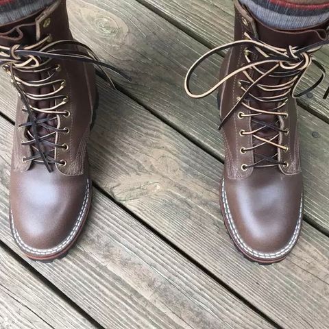 Nicks Urban Logger in Horween Natural Waxed Flesh