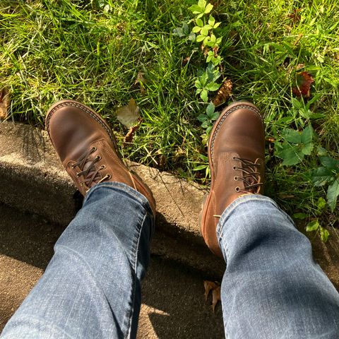 Nicks Urban Logger in Horween Natural Waxed Flesh