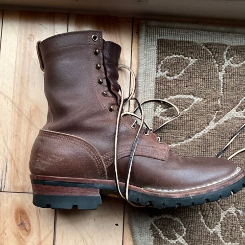 Nicks Urban Logger in Horween Natural Waxed Flesh