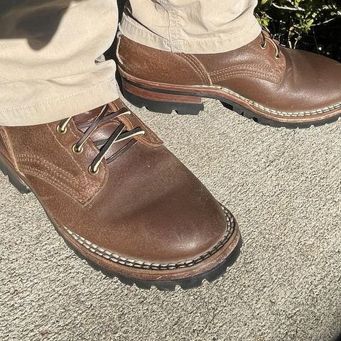 Nicks Urban Logger in Horween Natural Waxed Flesh