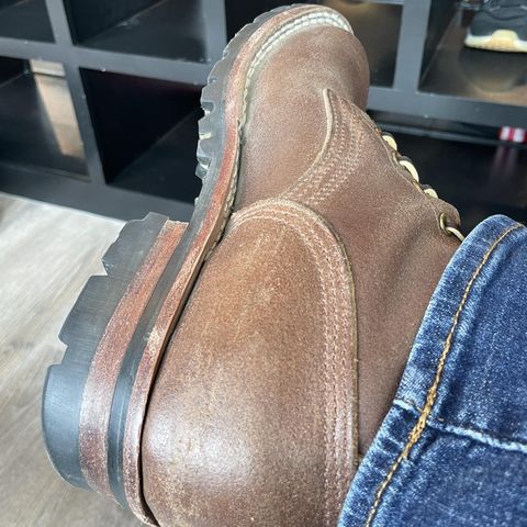 Nicks Urban Logger in Horween Natural Waxed Flesh