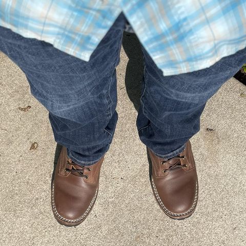 Nicks Urban Logger in Horween Natural Waxed Flesh