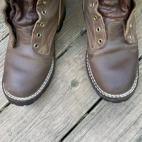 Nicks Urban Logger in Horween Natural Waxed Flesh