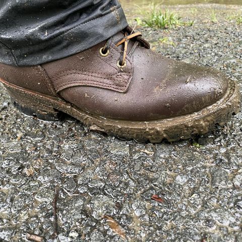 Nicks Urban Logger in Horween Natural Waxed Flesh