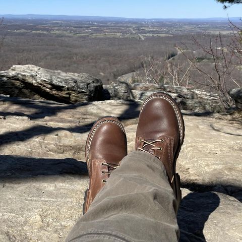 Nicks Urban Logger in Horween Natural Waxed Flesh