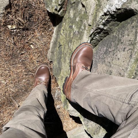 Nicks Urban Logger in Horween Natural Waxed Flesh