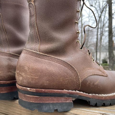 Nicks Urban Logger in Horween Natural Waxed Flesh