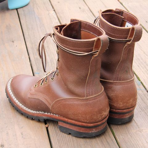 Nicks Urban Logger in Horween Natural Waxed Flesh