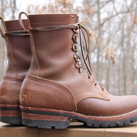 Nicks Urban Logger in Horween Natural Waxed Flesh