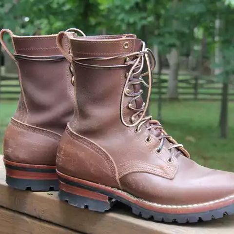 Nicks Urban Logger in Horween Natural Waxed Flesh