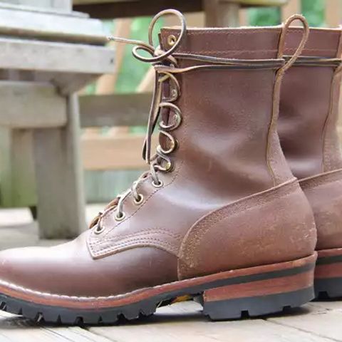 Nicks Urban Logger in Horween Natural Waxed Flesh