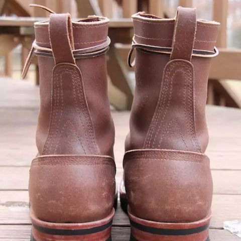 Nicks Urban Logger in Horween Natural Waxed Flesh