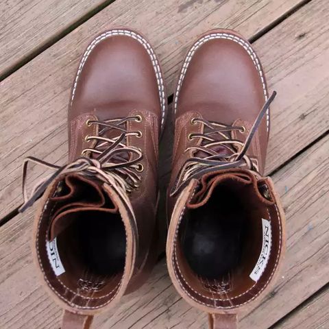 Nicks Urban Logger in Horween Natural Waxed Flesh