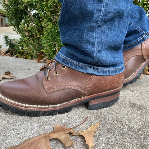 Nicks Urban Logger in Horween Natural Waxed Flesh