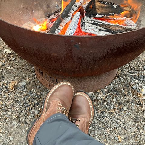 Nicks Urban Logger in Horween Natural Waxed Flesh