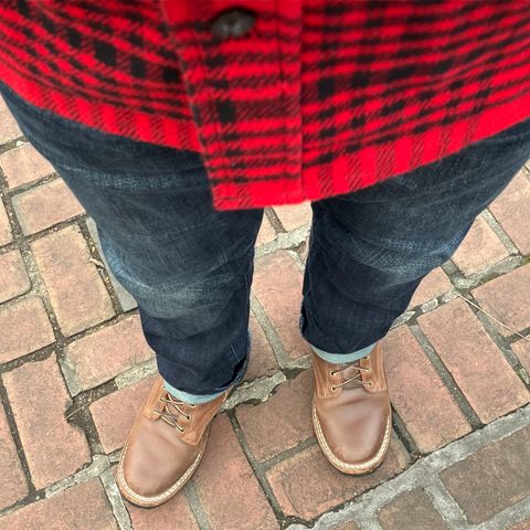 Nicks Urban Logger in Horween Natural Waxed Flesh