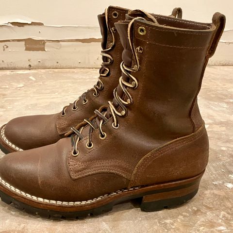 Nicks Urban Logger in Horween Natural Waxed Flesh
