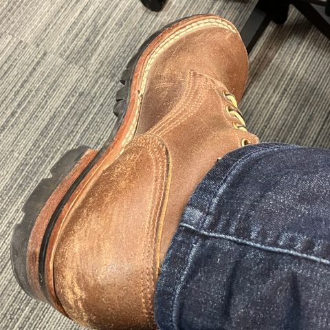 Nicks Urban Logger in Horween Natural Waxed Flesh