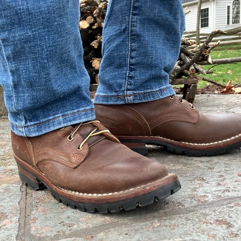 Nicks Urban Logger in Horween Natural Waxed Flesh
