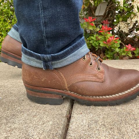 Nicks Urban Logger in Horween Natural Waxed Flesh