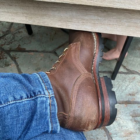 Nicks Urban Logger in Horween Natural Waxed Flesh