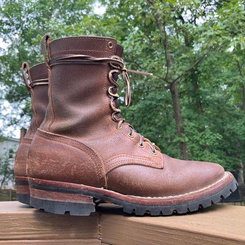 Nicks Urban Logger in Horween Natural Waxed Flesh